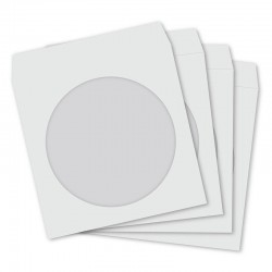 Χάρτινη Θήκη (Άσπρη) για CD/DVD (1 τεμάχιο)