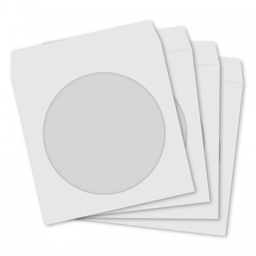 Χάρτινη Θήκη (Άσπρη) για CD/DVD (1 τεμάχιο)