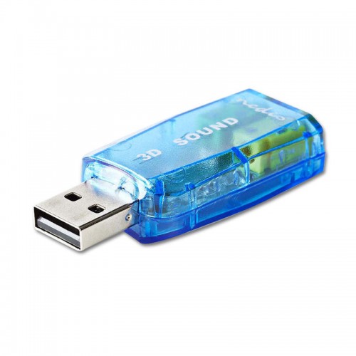 NEDIS USB USCR10051BU Κάρτα Ήχου 5.1