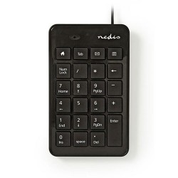 NEDIS KBNM100BK Wired Numeric Keypad USB (Black)