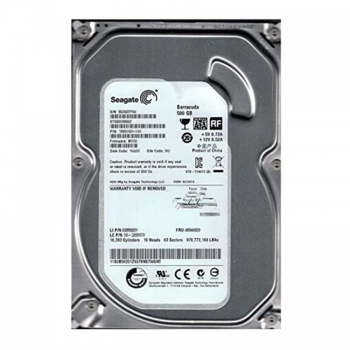 Refurbished HDD Seagate ST500DM002 500Gb/ 7200rpm/ 16Mb/ 3,5"